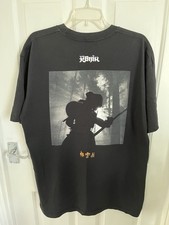 Unkle Mo Wax Ronin 1 Black T Shirt Futura James Lavelle Black X-Large XL