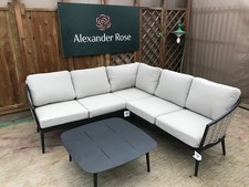 Alexander Rose Pavilion Corner Lounge Set with Cushions