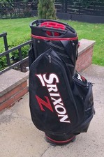 SRIXON Z TOUR STAFF CART BAG BLACK, WITH RED TRIM 