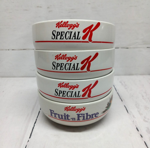 Vintage kelloggs cereal bowls - kelloggs,
