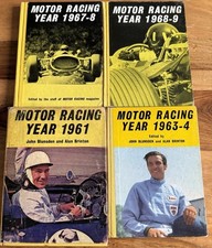 Motor Racing Books Years 1961/63-4/67-8/68-9