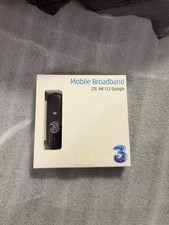 Three Mobile ZTE MF112 Mobile Broadband Dongle Black No SIM CARD