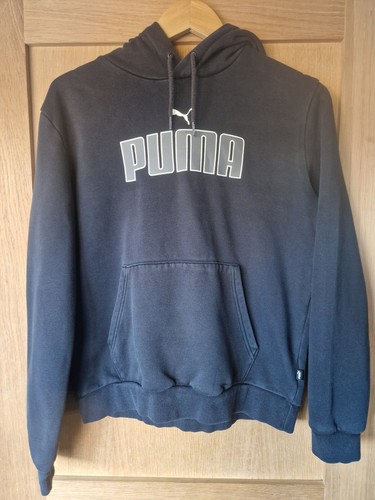 Puma black hoodie small - hoodie,