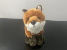 Living Nature Seated Fox Plush