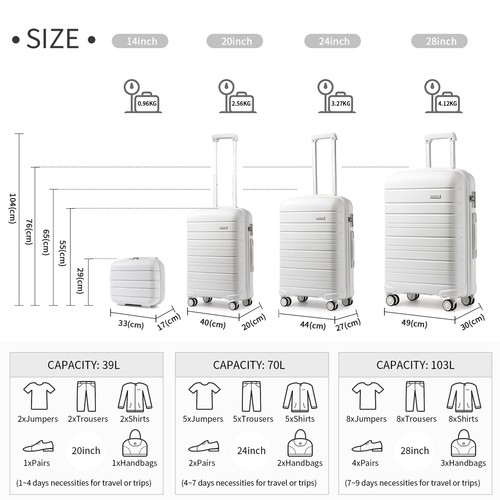 Hard shell suitcase set - suitcase,