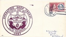 USA cover Operation Deep Freeze Staten Island postmark 1967 polar exploration