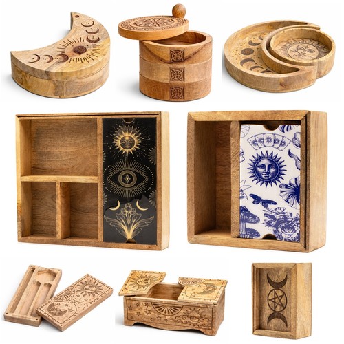 Tarot cards set - cards, carved