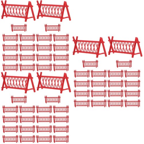 60pcs durable red miniature - red,