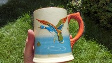 Vintage Dartmouth Pottery Devon Mug/Stein with Flying Duck