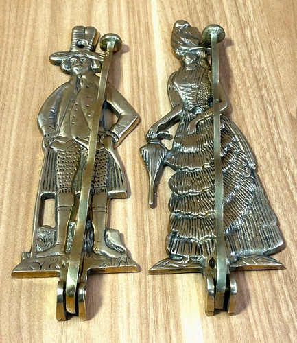 Vintage brass wall - brass, mounted