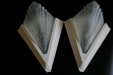 PAIR OF VINTAGE ART DECO WALL