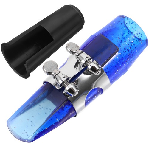Blue saxophone mouthpiece - saxophone,