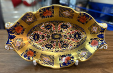 Lovely Rare Royal Crown Derby Imari 1128 XXXIX Gold Porcelain Trinket Dish A149