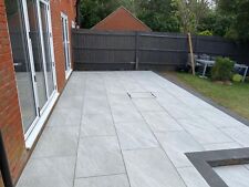 County Light Grey porcelain paving Patio Slabs - Sample