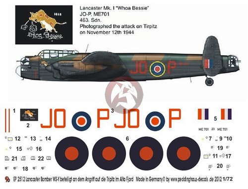 Peddinghaus lancaster b - 1/72,