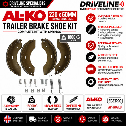 230x60 trailer brake - 230x60,