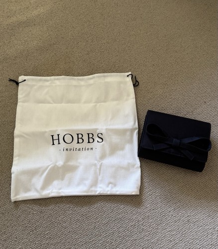 Hobbs navy bow clutch bag - hobbs,