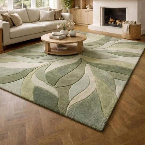 Abstract rug wavy pattern - abstract,