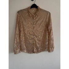 Rose Gold Sequin Shirt