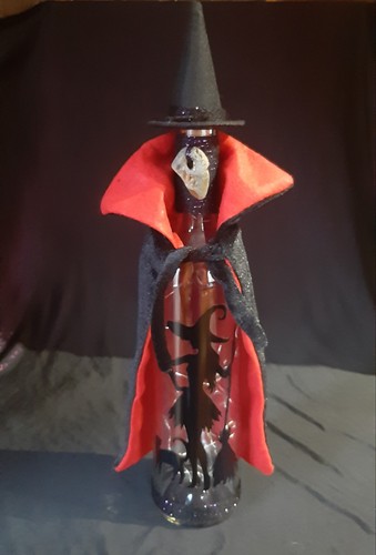 Witches light bottle gothic - up,