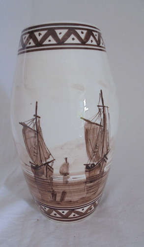 Vintage greek folk art pottery - art,