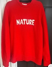 M&S Bella Freud Jumper. Red, Size M UK 12-14. Merino And Cashmere.