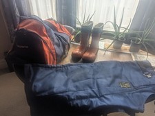 Husqvarna Safety Gear Set inc: Boots/Wellies EU43(UK 9), Chainsaw Chaps and Bag