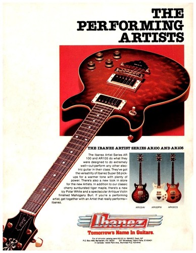 Ibanez artist series - ibanez,