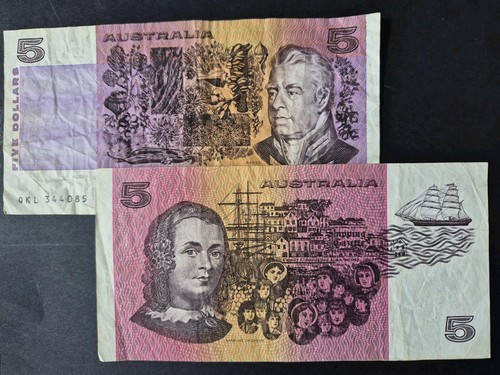 Old paper australian x 1 - old,