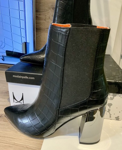 Moda pelle black snakeskin - in,