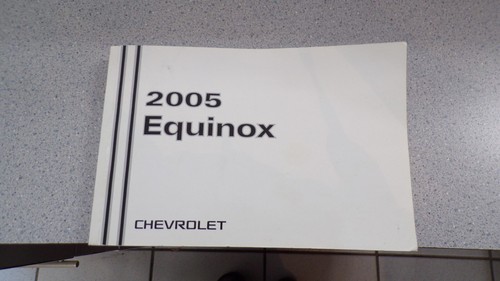 2005 chevrolet equinox owner - chevrolet, owner's