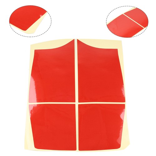Red rear hard bag reflective - rear,