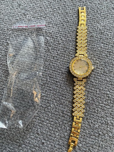 Brand new gold - new, rhinestone