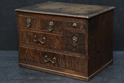 Japanese wooden sewing - , box