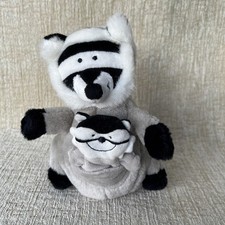 St Michael Soft Toy Raccoon & Finger Puppet Marks And Spencer  8329 486 Vintage