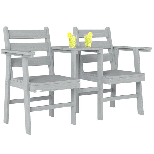 Outsunny garden loveseat - outsunny,