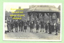 [E465] Staffordshire R/P Postcard Abbots Bromley Horn Dancers RARE