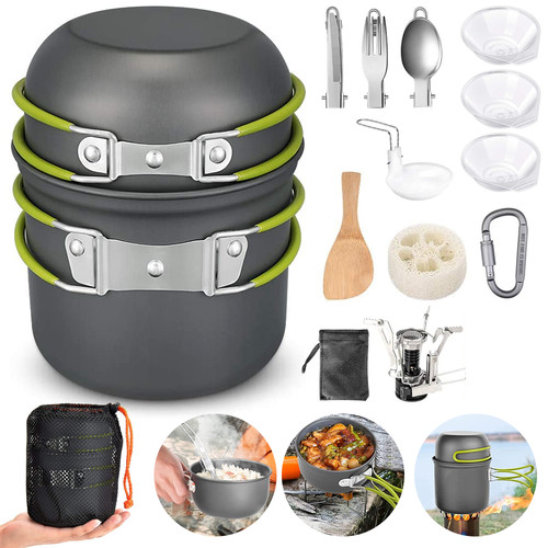 Camping cookware set outdoor - camping,