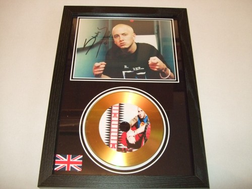 Eminem signed disc - eminem, framed