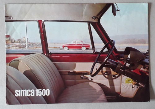 Simca 1500 saloon brochure - 1500,