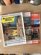 Railway Magazines Railroad Model Craftsman Magazine X 3 Mixed Years