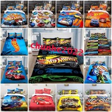 Boys Hot Wheels 3D Duvet Cover