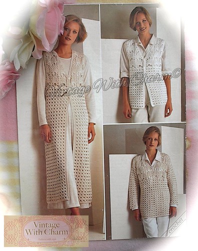 Vintage crochet pattern lady - crochet,