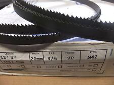 Qty 2: 144'" (3658mm) x 3/4 " M42 Wikus 4/6VP metal cutting bandsaw blades