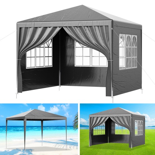 3x3m heavy duty gazebo marquee - 3x3m,