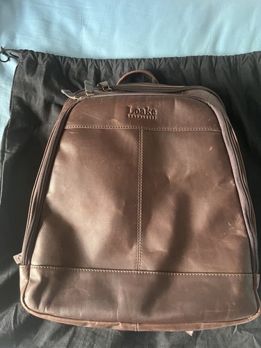 Loake leather backpack - loake,