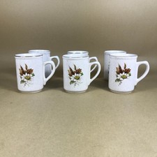 Kernewek Goonhavern Stoneware Vintage Replacement Set of 6 Teacups