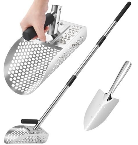 Metal detector sand scoop - detector,