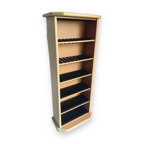 Vintage beech wood storage - cd,