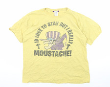 Wacky Races Men's Yellow XL